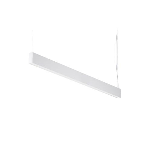 Panzeri+Giano 150 LED 56W 4541lm 3000K CRI>90 UGR<19 mikroprismaatiline hajuti, üles/alla valgusega rippvalgusti, valge